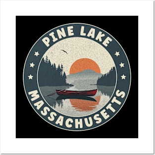 Pine Lake Massachusetts Sunset Posters and Art